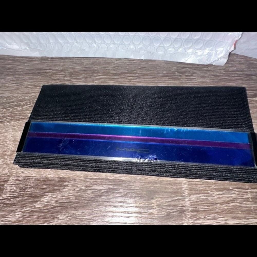 MAC cosmetics Makeup Bag Blue‎ Purple Black